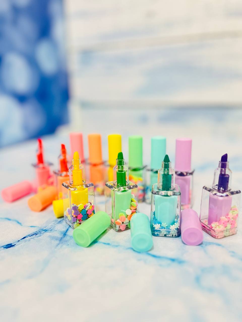 هایلایتر طرح لاک ناخن