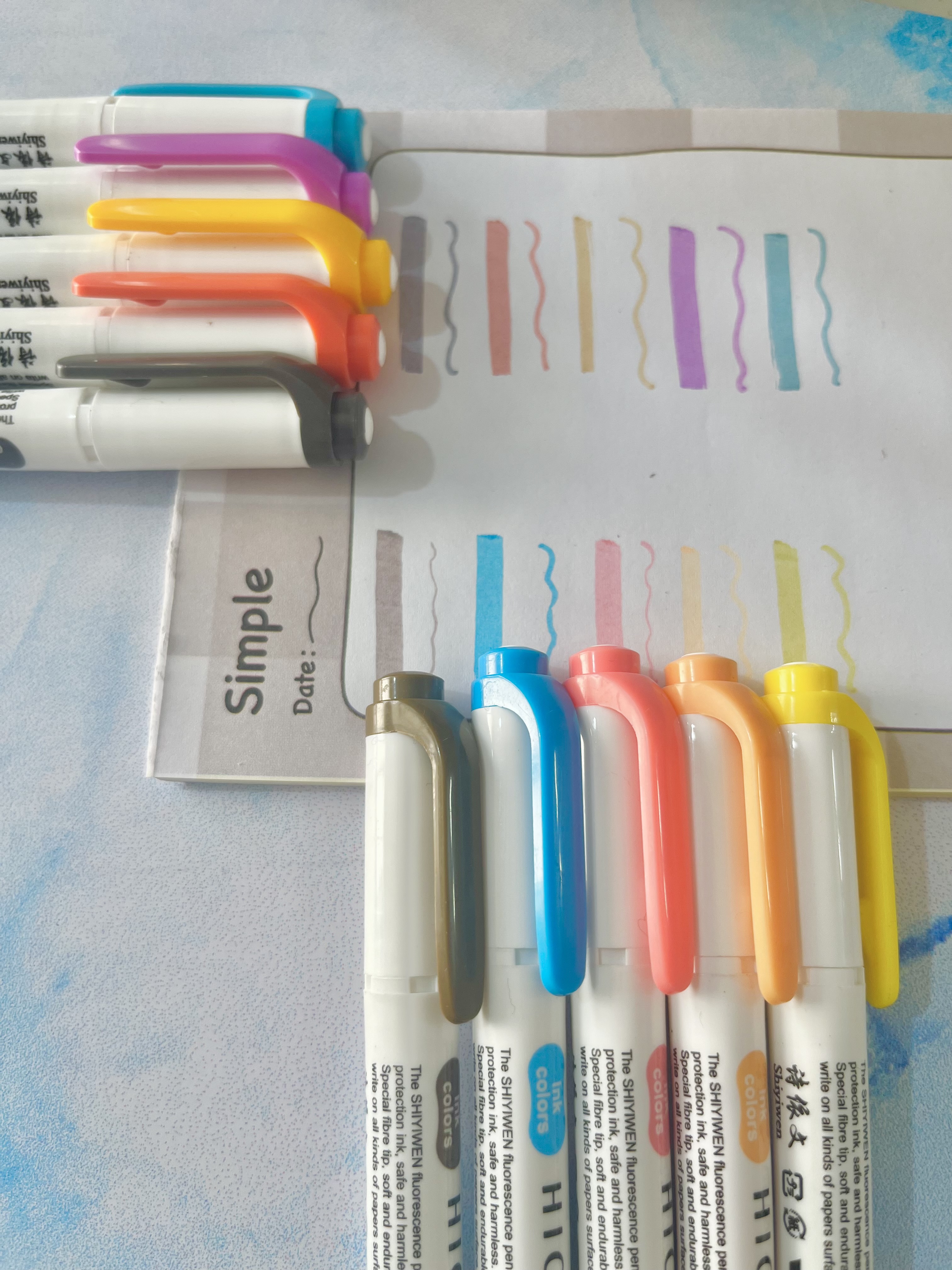 هایلایتر دو سر از برند chenyuan